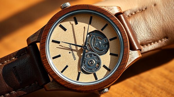 Montre en bois automatique homme : élégance et mécanisme unique